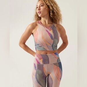 Painterly Abstract Activewear Set by Athleta